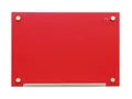 Magnetische Glastafel, rot, 60 x 90 cm, NOBO