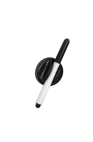 Magnethalter für 1 Marker mit Reinigungsfläche, für Glastafeln