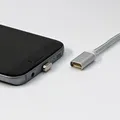 Weiteres Produktbild USB Kabel (2.0), USB A M - Magnet Anschluss, 1m, silbern, yy