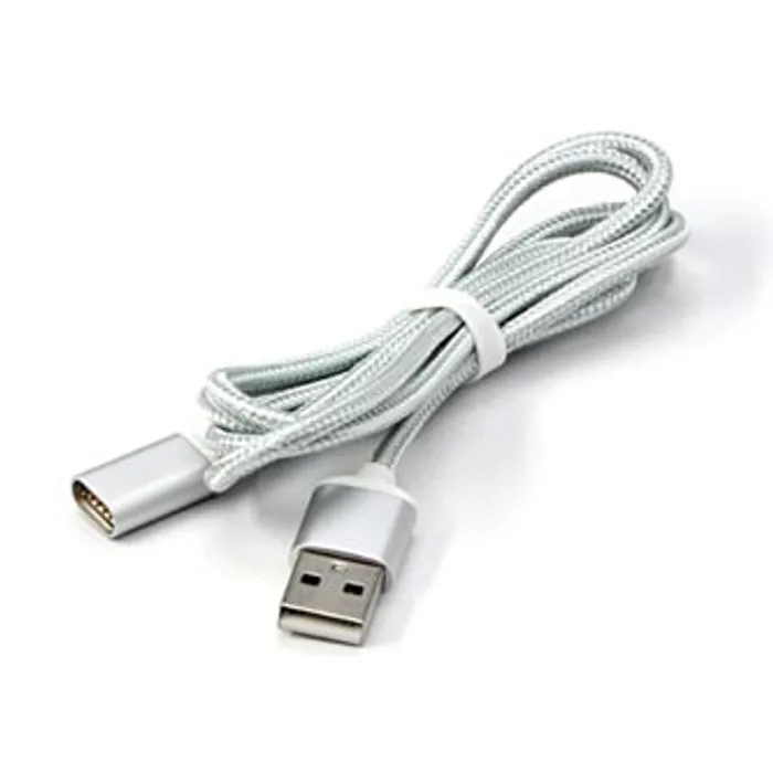 Hauptproduktbild Magnetický kabel USB (2.0), USB A M- Magnetická koncovka, 1m, stříbrný