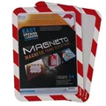 Magnethülle Magneto Safety, rot-weiß, A4, TARIFOLD [2 Stück]