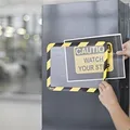 Weiteres Produktbild Magnethülle Magneto Safety, rot-weiß, A4, TARIFOLD [2 Stück]
