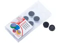 ARTA Magnete Durchmesser 16mm, schwarz (10 Stück in einer Packung)