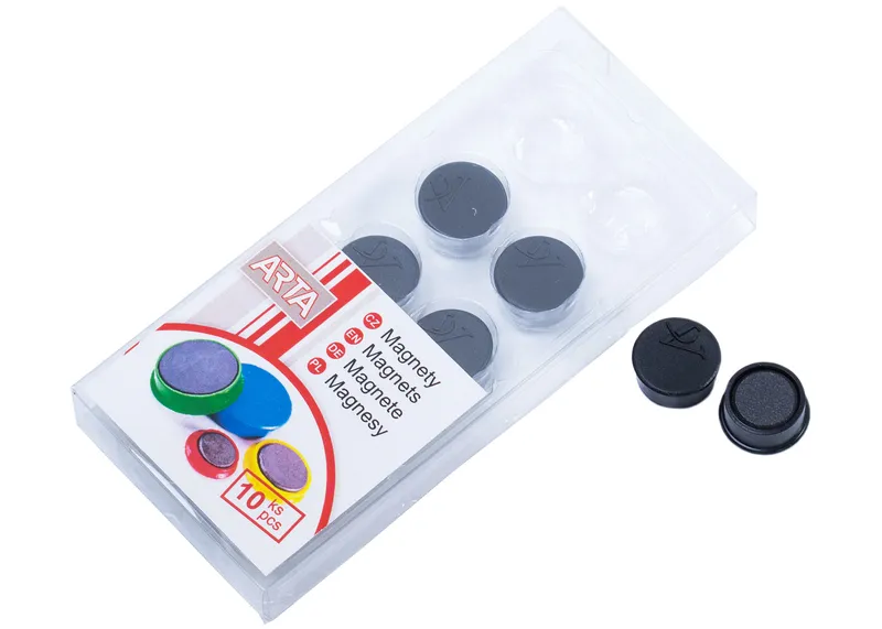 Hauptproduktbild Magnety ARTA průměr 16mm, černé (10ks v balení)