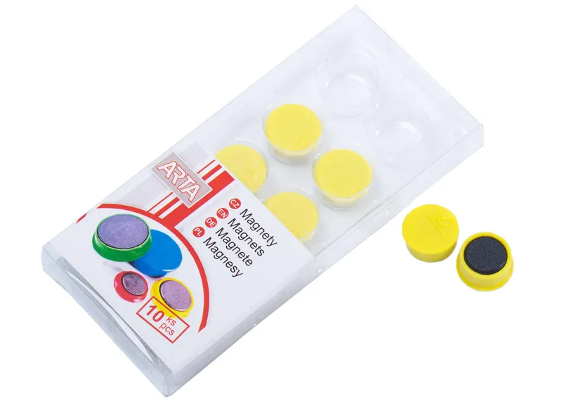 Hauptproduktbild Magnety ARTA průměr 16mm, žluté (10ks v balení)