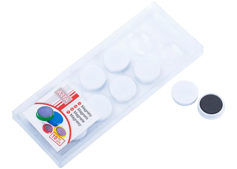 Hauptproduktbild Magnety ARTA průměr 25mm, bílé (10ks v balení)