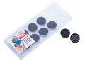 ARTA Magnete Durchmesser 25mm, schwarz (10 Stück in einer Packung)