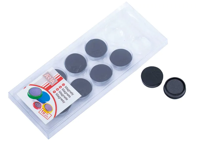 Hauptproduktbild Magnety ARTA průměr 25mm, černé (10ks v balení)