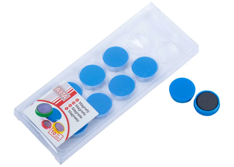 Hauptproduktbild Magnety ARTA průměr 25mm, modré (10ks v balení)