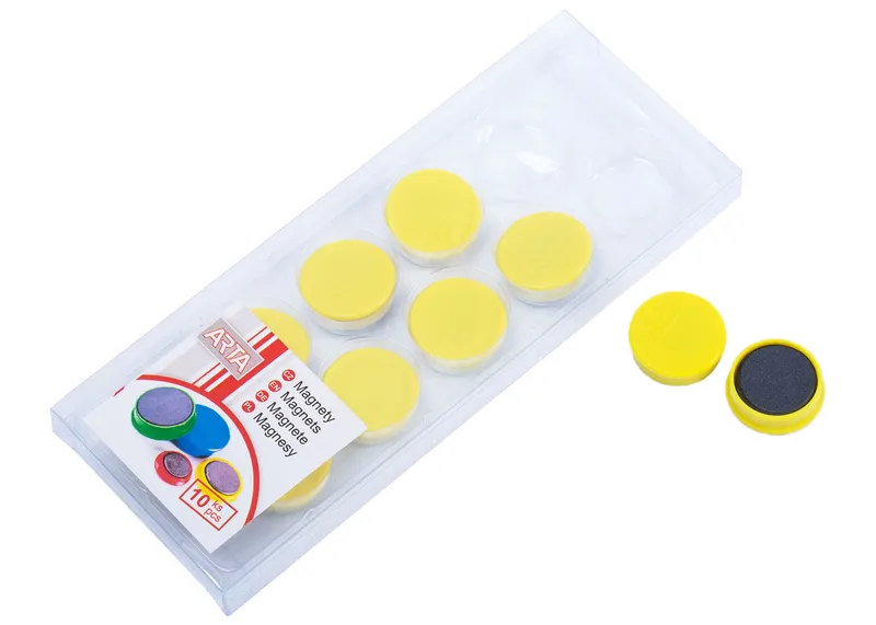 Hauptproduktbild Magnety ARTA průměr 25mm, žluté (10ks v balení)