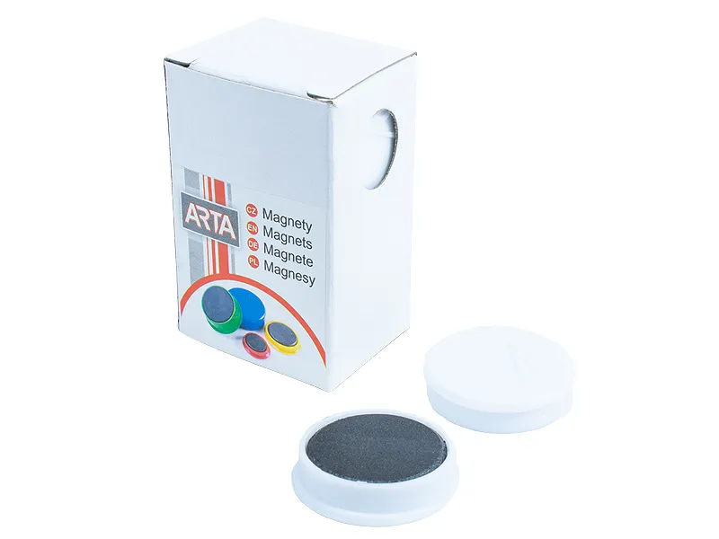 Hauptproduktbild Magnety ARTA průměr 30mm, bílé (10ks v balení)