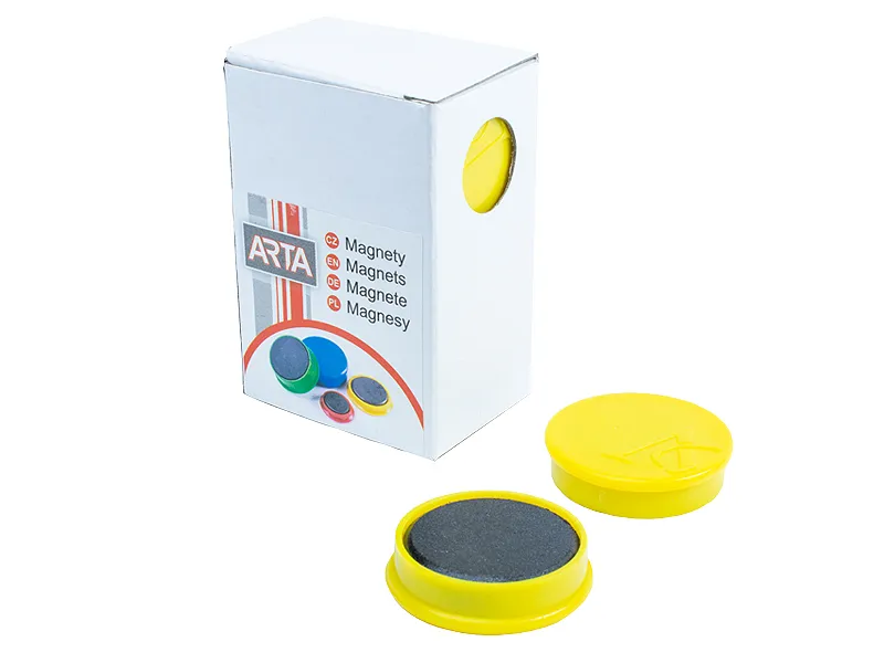 Hauptproduktbild Magnety ARTA průměr 30mm, žluté (10ks v balení)