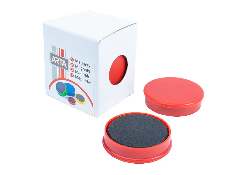 Hauptproduktbild Magnety ARTA průměr 40mm, červené (4ks v balení)