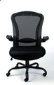 Chefsessel "Grande", Textil, schwarz, Gestell schwarz, MaYAH