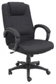 Managerstuhl "LGA 69 T", schwarz, gepolstert, schwarzes Kreuz