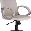 Weiteres Produktbild Managerstuhl "Petersburg 9010", beige, Kunstleder, silberner Kreuz