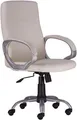 Managerstuhl "Petersburg 9010", beige, Kunstleder, silberner Kreuz