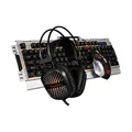 Weiteres Produktbild Marvo CM303, Tastatur-Set mit Gaming-Maus und Kopfhörern, US, Game, verkabelt (USB), schwarz/silber, unterbeleuchtet