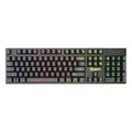 Marvo CM409 EN, Tastatur-Set mit Gamingmaus, Mauspad und Kopfhörer, US, Game, verkabelt (USB), schwarz, unterbeleuchtet