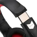Marvo HG8928, Kophörer mit Mikrofon, Lautstärkeregelung, schwarz, unterbeleuchtet typ 3.5 mm jack + rozdvojka