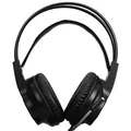 Marvo HG8935, Kophörer mit Mikrofon, Lautstärkeregelung, schwarz, unterbeleuchtet, USB