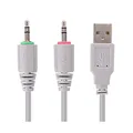 Weiteres Produktbild Marvo HG8936, Kophörer mit Mikrofon, Lautstärkeregelung, rose, unterbeleuchtet, 3.5 mm jack + USB