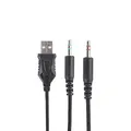 Marvo HG8958, Kophörer mit Mikrofon, Lautstärkeregelung, schwarz, Game, 3.5 mm jack + rozdvojka + USB