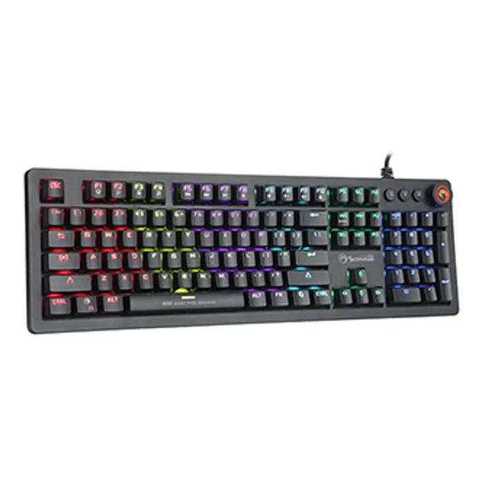 Hauptproduktbild Marvo KG917, Klávesnice US, herní, podsvícená typ drátová (USB), černá, mechanická