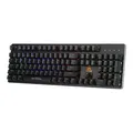 Marvo KG945, Optische Tastatur US, Game, wasserdicht typ verkabelt (USB), schwarz, optisch, RGB-Beleuchtung