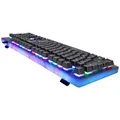 Marvo KG954G, US-Tastatur, Gaming, rote Schalter, Typ: kabelgebunden (USB), schwarz, mechanisch