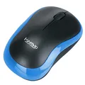 Marvo Maus DWM100BL, 1000DPI, 2.4 [GHz], Optik, 3Tas., schnurlos, schwarz-blau, 1 Stk AAA, fürs Büro