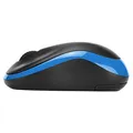 Marvo Maus DWM100BL, 1000DPI, 2.4 [GHz], Optik, 3Tas., schnurlos, schwarz-blau, 1 Stk AAA, fürs Büro