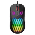 Marvo Maus G925, 12000DPI, Optik, 7Tas., USB verdrahtet, schwarz, Game, unterbeleuchtet