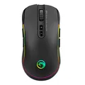Marvo Maus G942, 10000DPI, Optik, 10Tas., USB verdrahtet, schwarz, Game, RGB-Beleuchtung