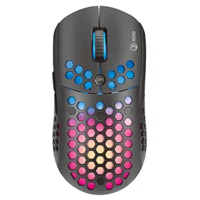 Marvo Maus M399, 6400DPI, optisch, 6Tas., USB verdrahtet, schwarz, Game, unterbeleuchtet