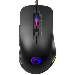Marvo Maus M508, 3200DPI, Optik, 6Tas., USB verdrahtet, schwarz, Game, unterbeleuchtet