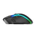 Marvo Maus M729W, 4800DPI, 2.4 [GHz], Optik, 7Tas., schnurlos, schwarz, 1 Stk eingebaute Batterie, Game, unterbeleuchtet