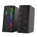 Weiteres Produktbild Marvo Lautsprechers SG-269, 2.0, 6W, schwarz, Lautstärkeregler, Game, 160Hz-20kHz, RGB-Unterberleuchtung, touch