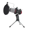 Marvo, Mikrofon, MIC-02, ohne Lautstärkeregler, schwarz