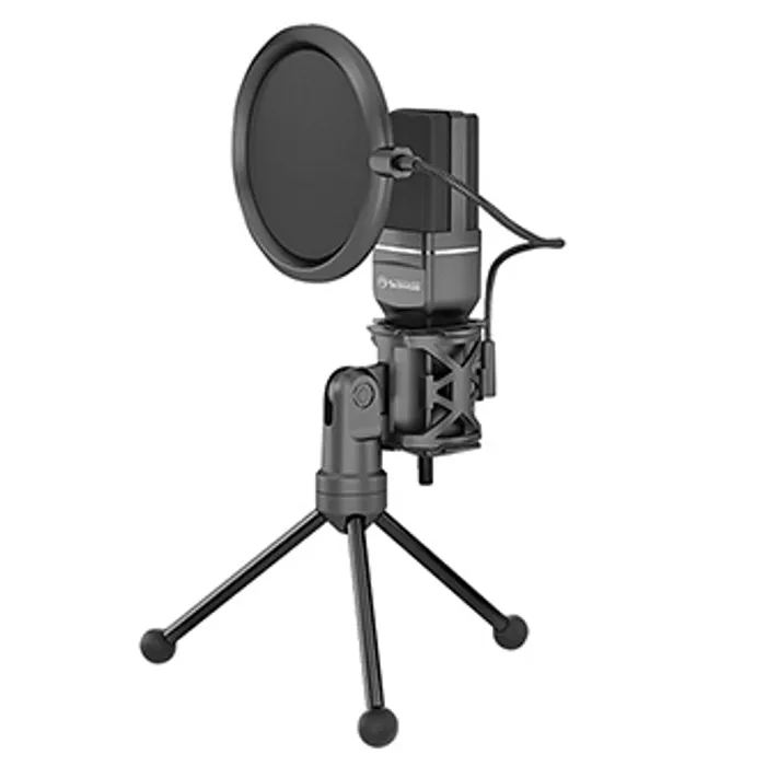 Hauptproduktbild Marvo, streamovací mikrofon MIC-03, mikrofon, bez regulace hlasitosti, černý, s 270° otoč
