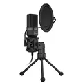 Marvo, Mikrofon, MIC-03, ohne Lautstärkeregler, schwarz