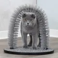 Massagebogen für Katzen 36 x 33 cm grau