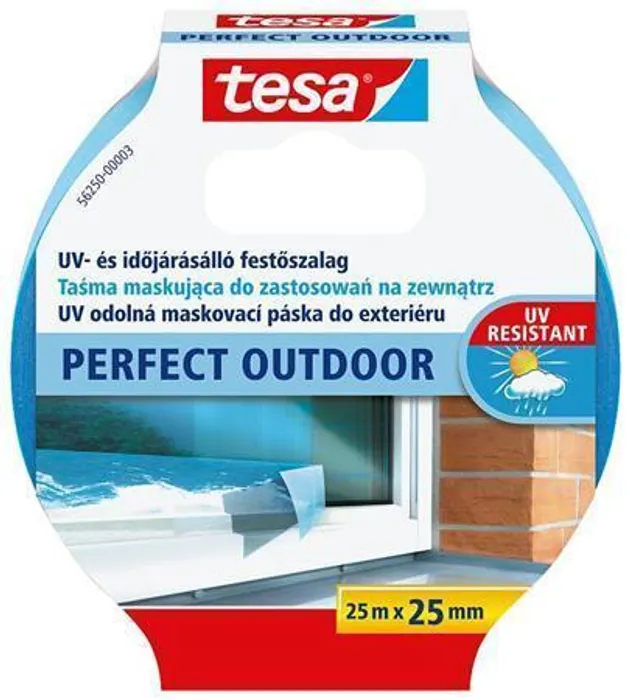 Hauptproduktbild Maskovací páska "Perfect Outdoor 56250", 25 mm x 25 m, exteriérová, TESA