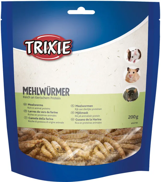 Hauptproduktbild MEALWORMS, mouční červi sušení, 200 g