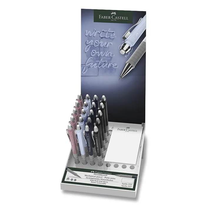 Hauptproduktbild Mechanická tužka Faber-Castell Apollo 0,5 mm, stojánek, 20 ks