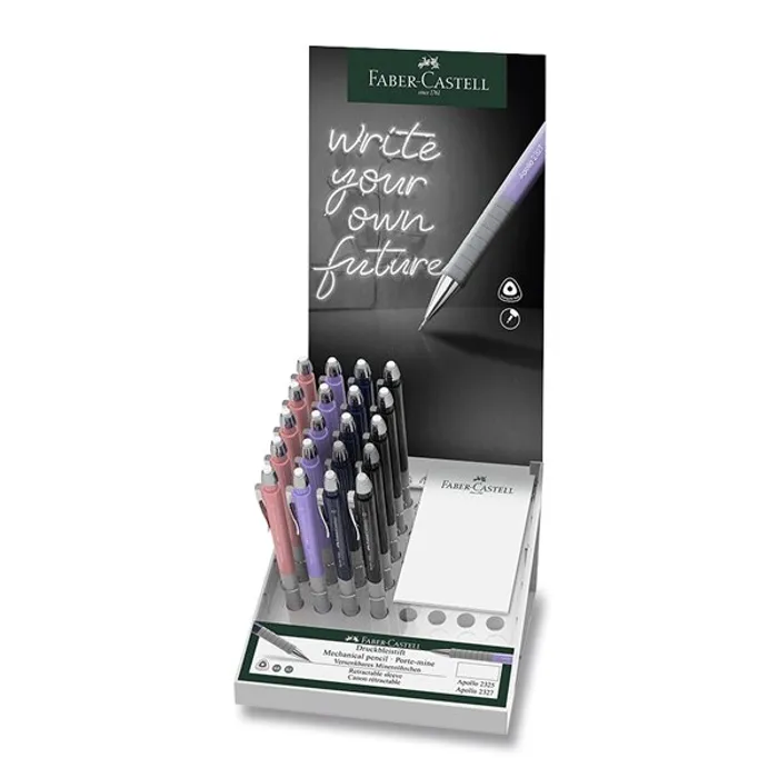 Hauptproduktbild Mechanická tužka Faber-Castell Apollo stojánek 20 ks, 0,7 mm