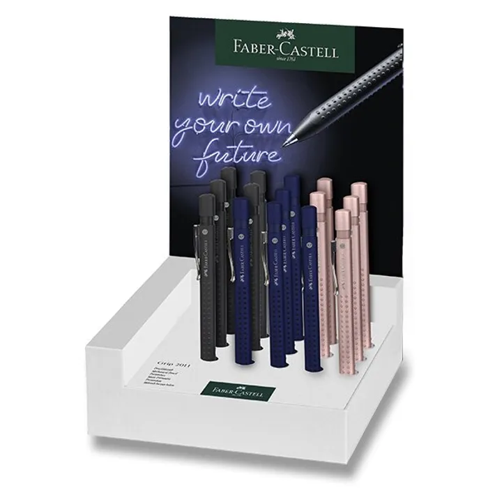 Hauptproduktbild Mechanická tužka Faber-Castell Grip 2011 stojánek, 15 ks
