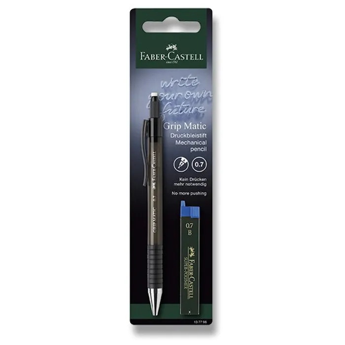 Hauptproduktbild Mechanická tužka Faber-Castell Grip Matic 1377 0,7 mm, černá