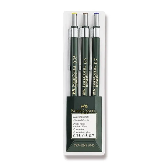 Hauptproduktbild Mechanická tužka Faber-Castell TK Fine sada 3 ks