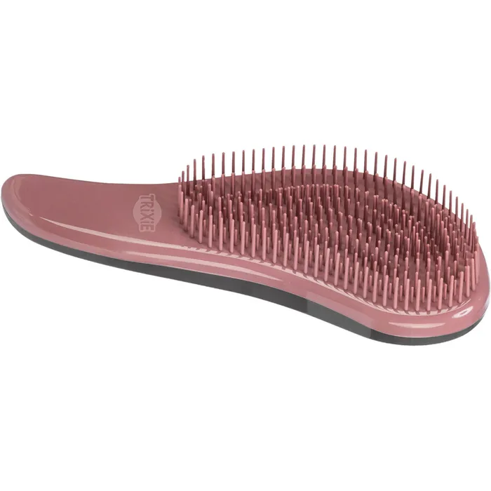 Hauptproduktbild Měkký plastový kartáč pro kočky, 19cm, růžová/černá